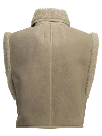 "Alime" Sleeveless Jacket Jackets and Coats