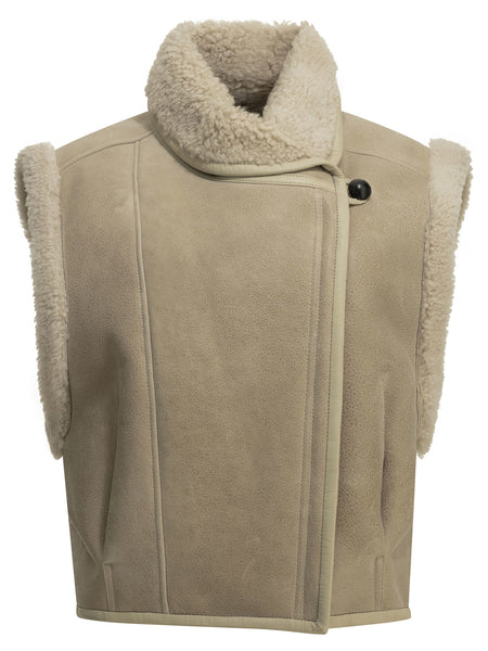 "Alime" Sleeveless Jacket Jackets and Coats