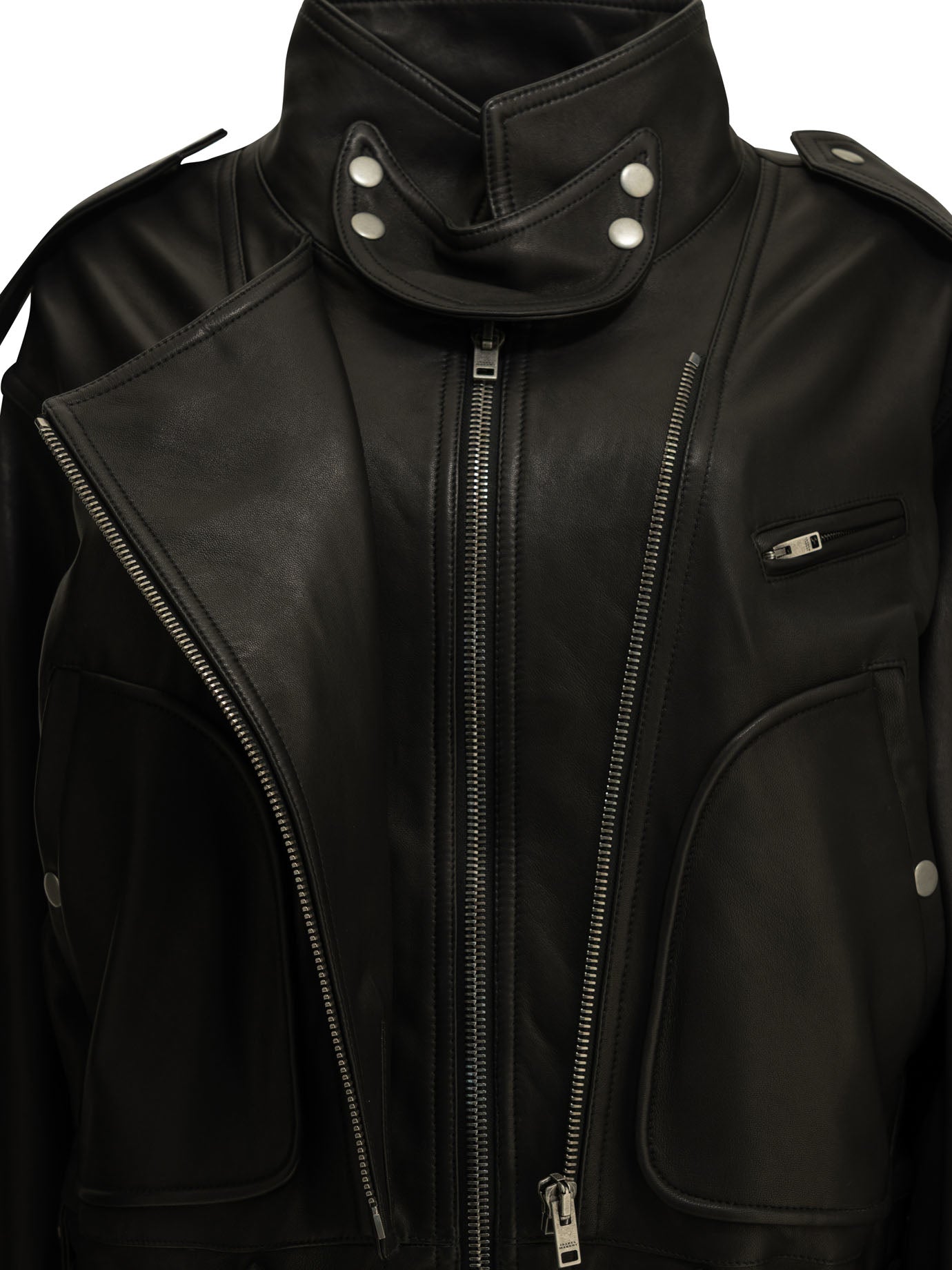 "Farza" Leather Jacket Jackets and Coats