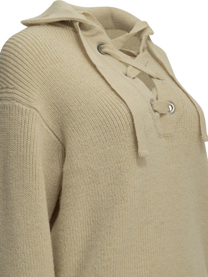 "Ydalia" Polo Sweater Knitwear