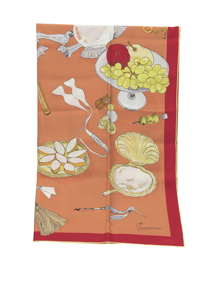 "Le Grand Foulard Cocktail" Silk Scarf Sciarpe & Foulard