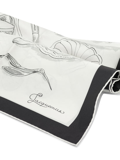 "Le Grand Foulard Cocktail" Silk Scarf Sciarpe & Foulard