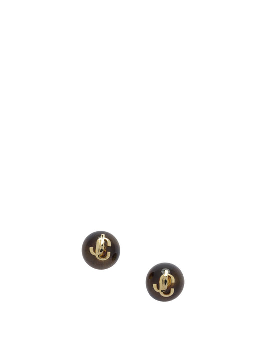 "JC" stud earrings Jewels
