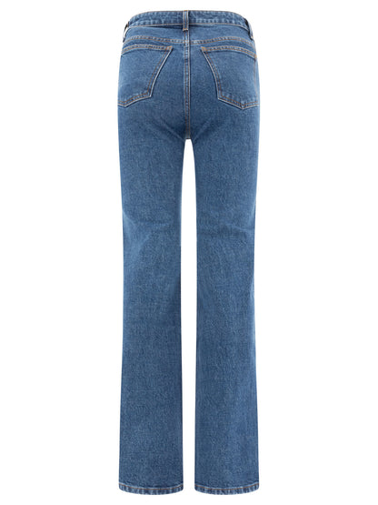 "Danielle" Straight-Leg Jeans Jeans
