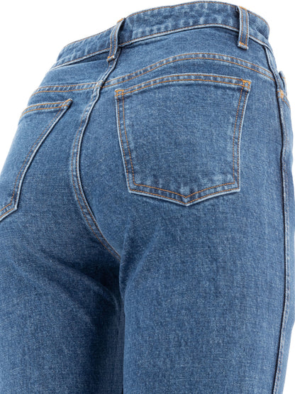 "Danielle" Straight-Leg Jeans Jeans