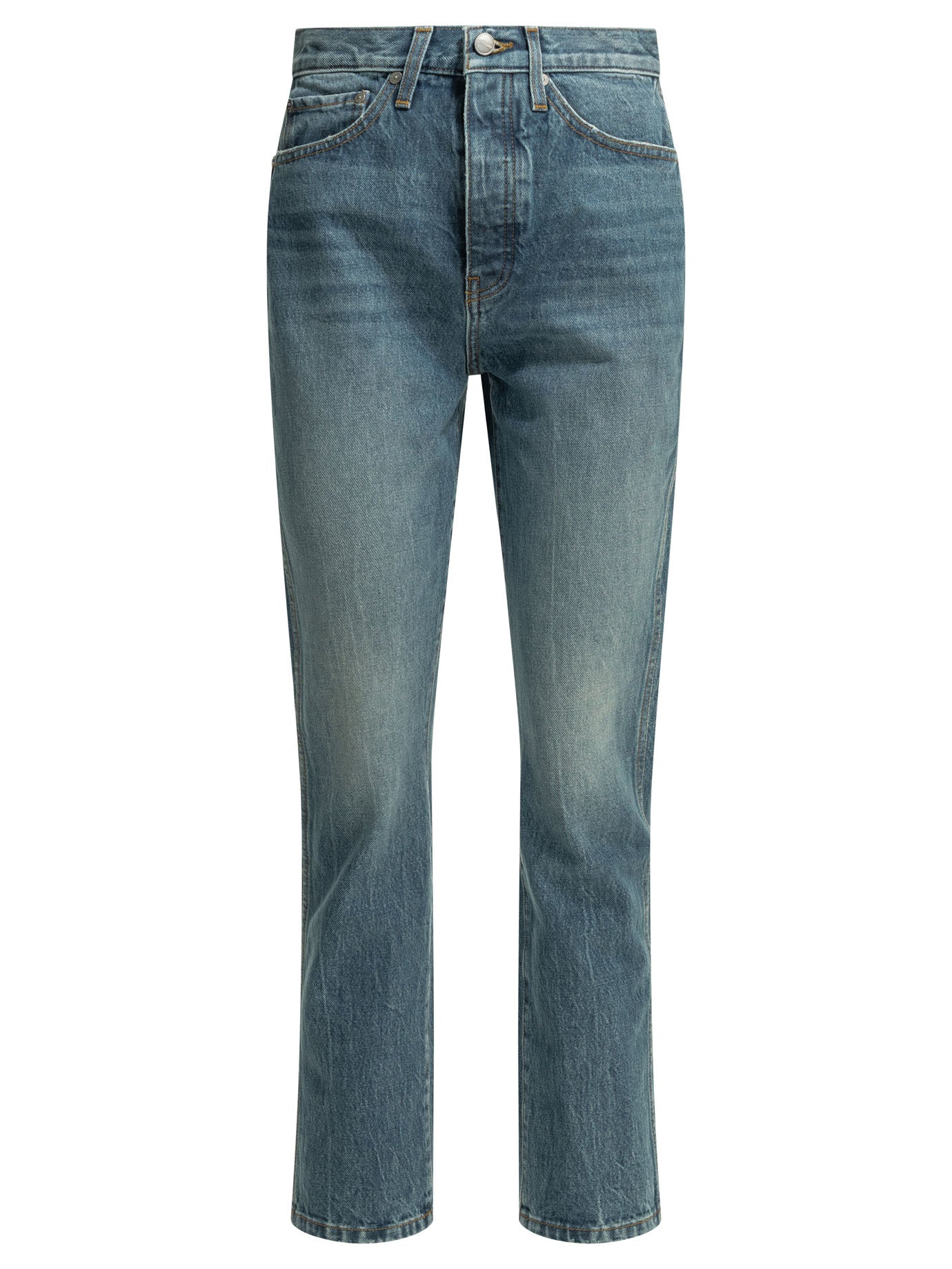 "Finley" Straight-Leg Jeans Jeans