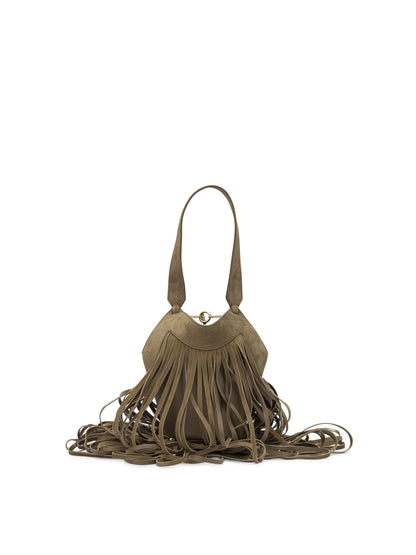 "Nano Lotus Fringe" Small Shoulder Bag Shoulder bags