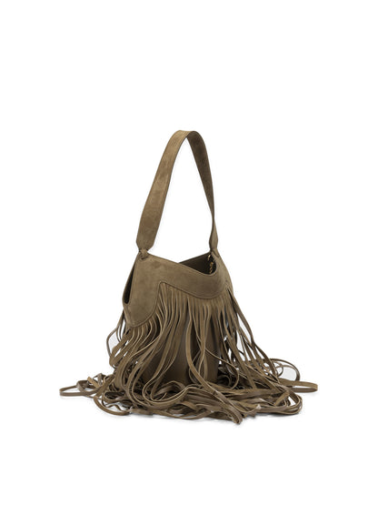 "Nano Lotus Fringe" Small Shoulder Bag Shoulder bags