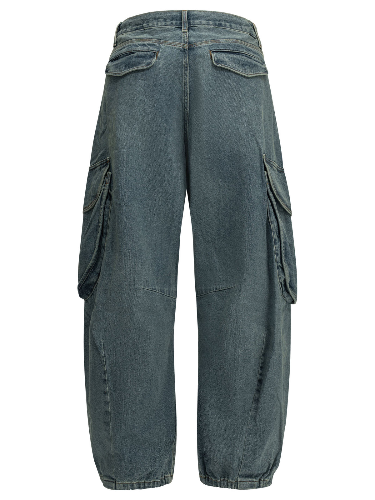 "Cargo" Wide-Leg Jeans Jeans