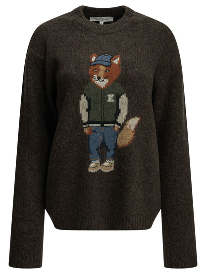 "Dressed Fox" Crew-Neck Sweater Knitwear