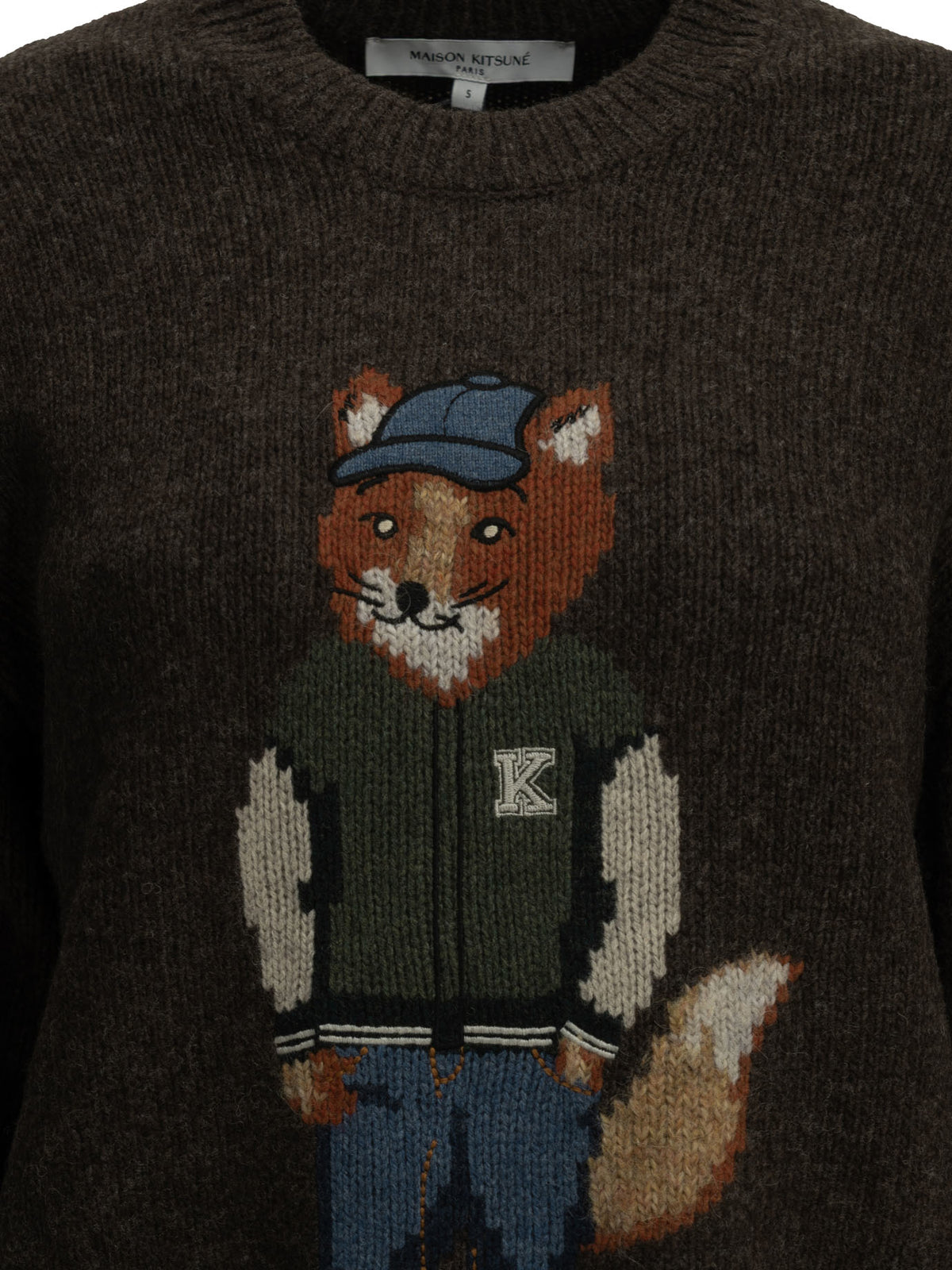 "Dressed Fox" Crew-Neck Sweater Knitwear