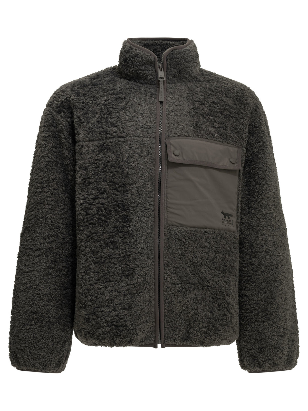 Fleece Jacket with Logo Jackets and Coats