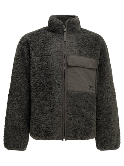 Fleece Jacket with Logo Jackets and Coats