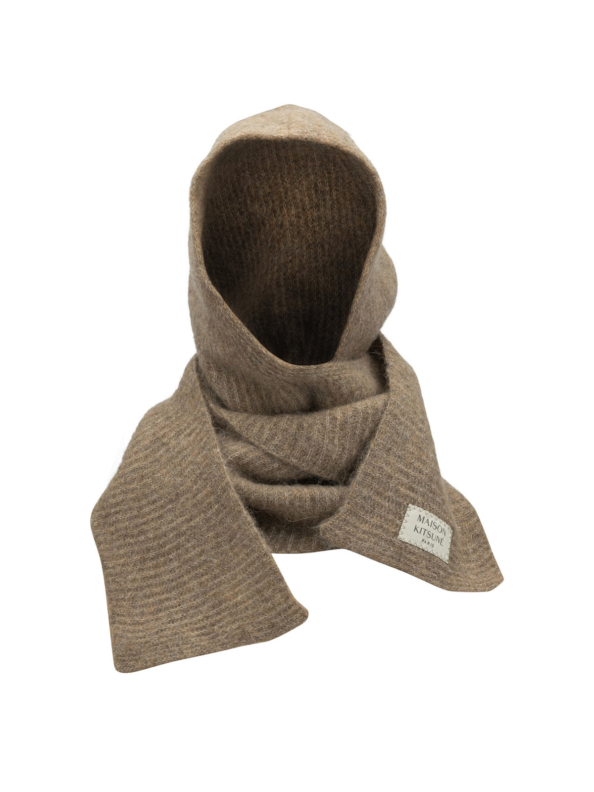 Hooded Scarf with Logo Sciarpe & Foulard