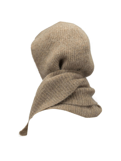Hooded Scarf with Logo Sciarpe & Foulard