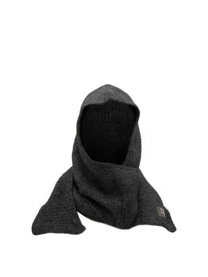 Hooded Scarf with Logo Sciarpe & Foulard