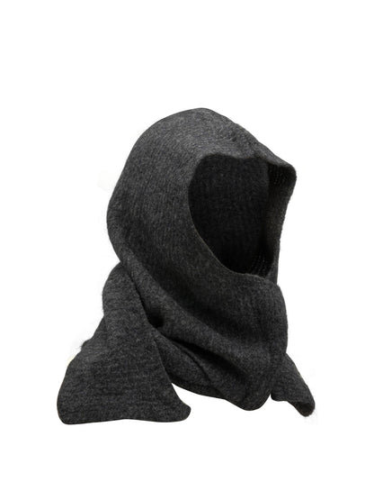 Hooded Scarf with Logo Sciarpe & Foulard
