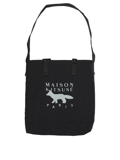 Shoulder bag with large logo Shoulder bags