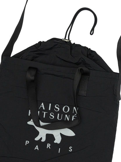 Shoulder bag with large logo Shoulder bags