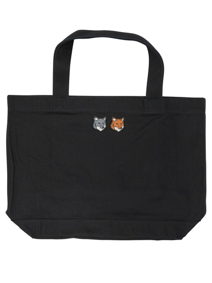 "Double Fox Head" Large Handbag Handbags