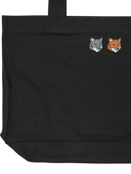 "Double Fox Head" Large Handbag Handbags