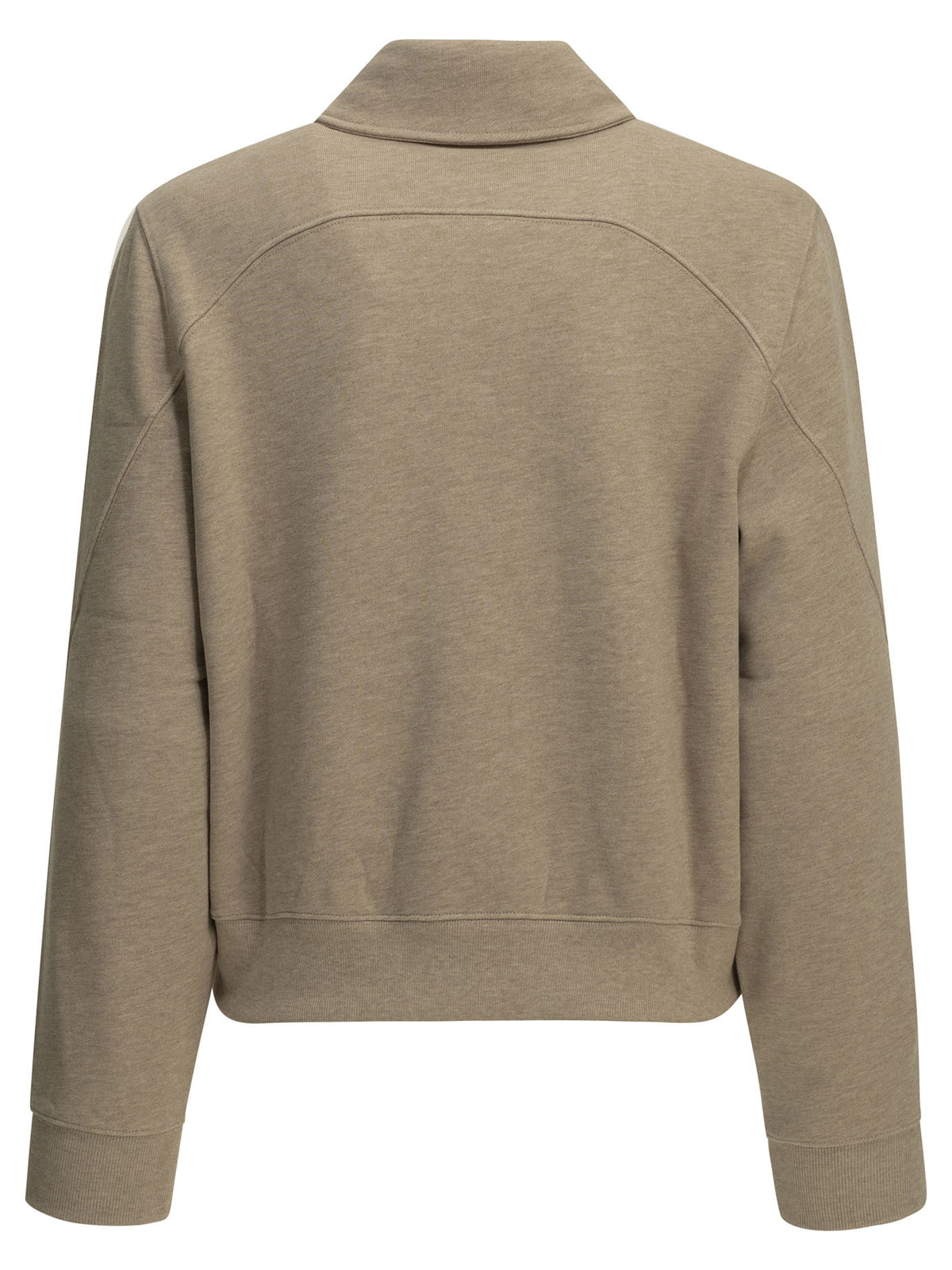 "Baby Fox" Polo-Collar Sweatshirt Sweatshirts