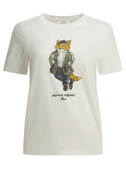 "Weekend Fox" Crew-Neck T-Shirt T-shirts