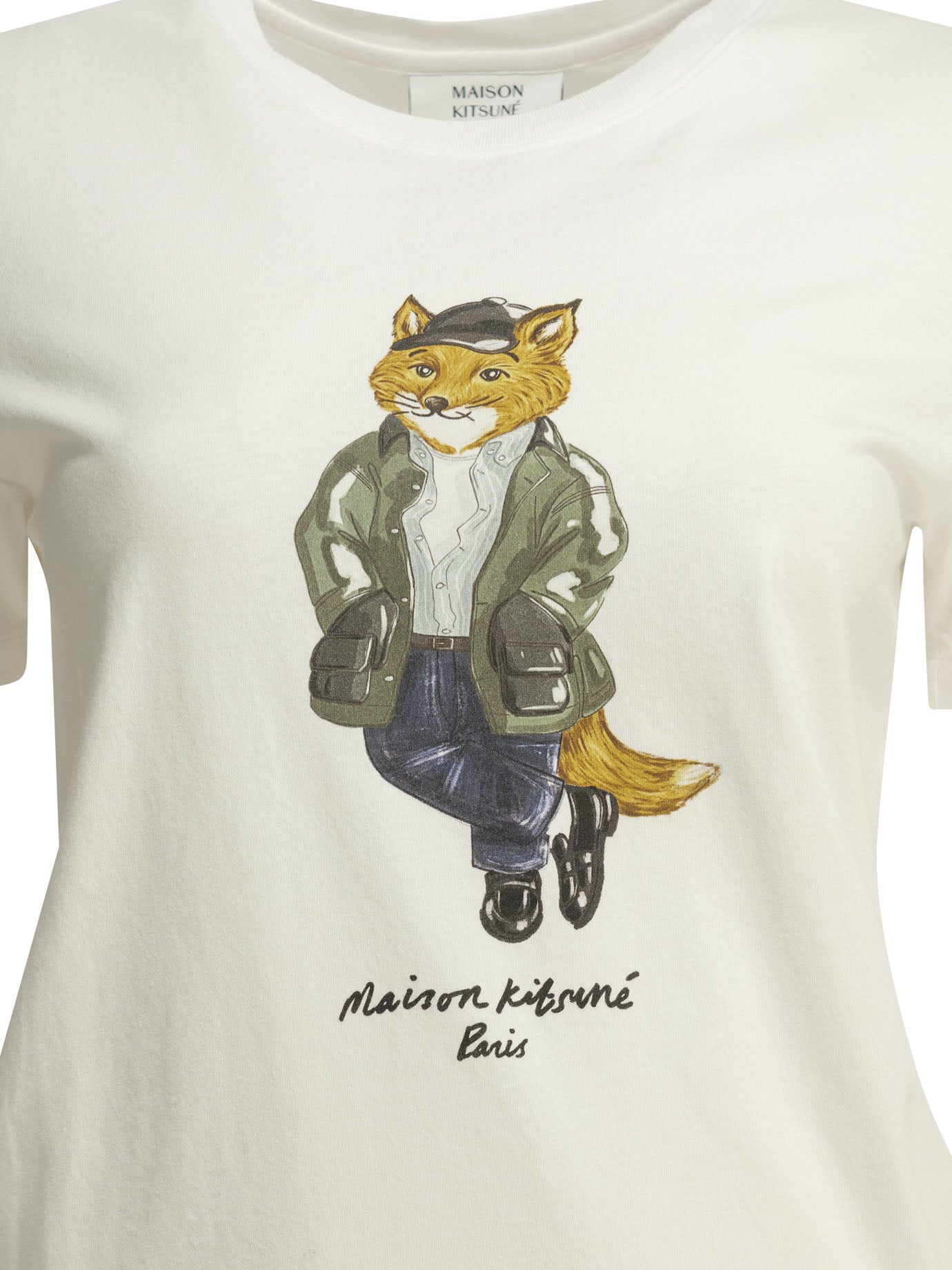 "Weekend Fox" Crew-Neck T-Shirt T-shirts