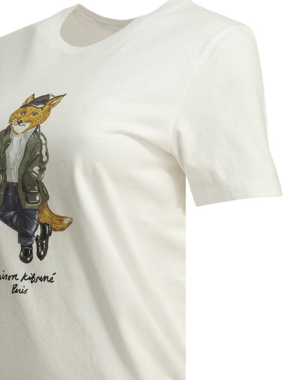 "Weekend Fox" Crew-Neck T-Shirt T-shirts