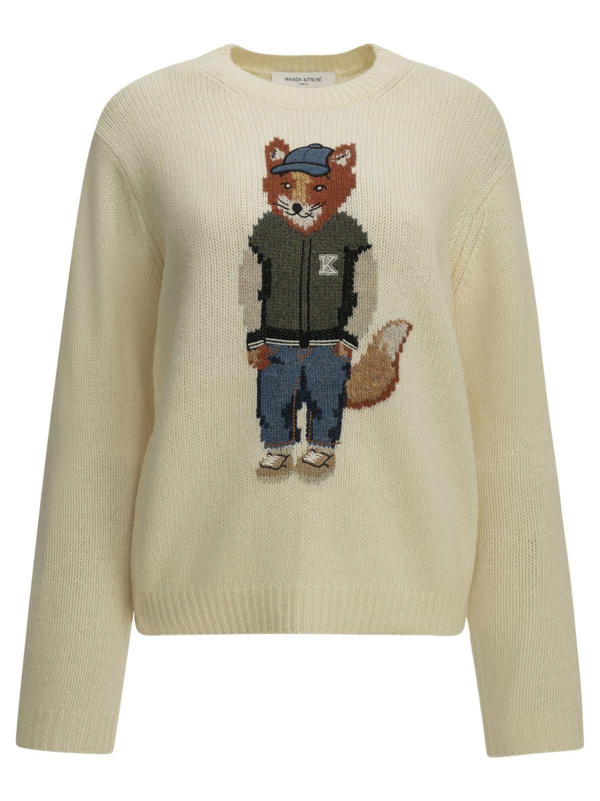 "Dressed Fox" Crew-Neck Sweater Knitwear