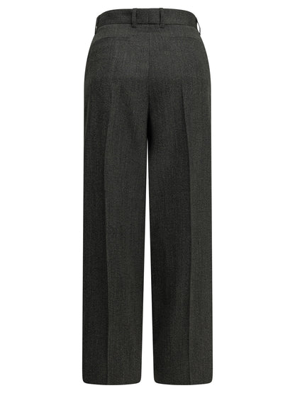 Tailored pants made of wool blend Trousers