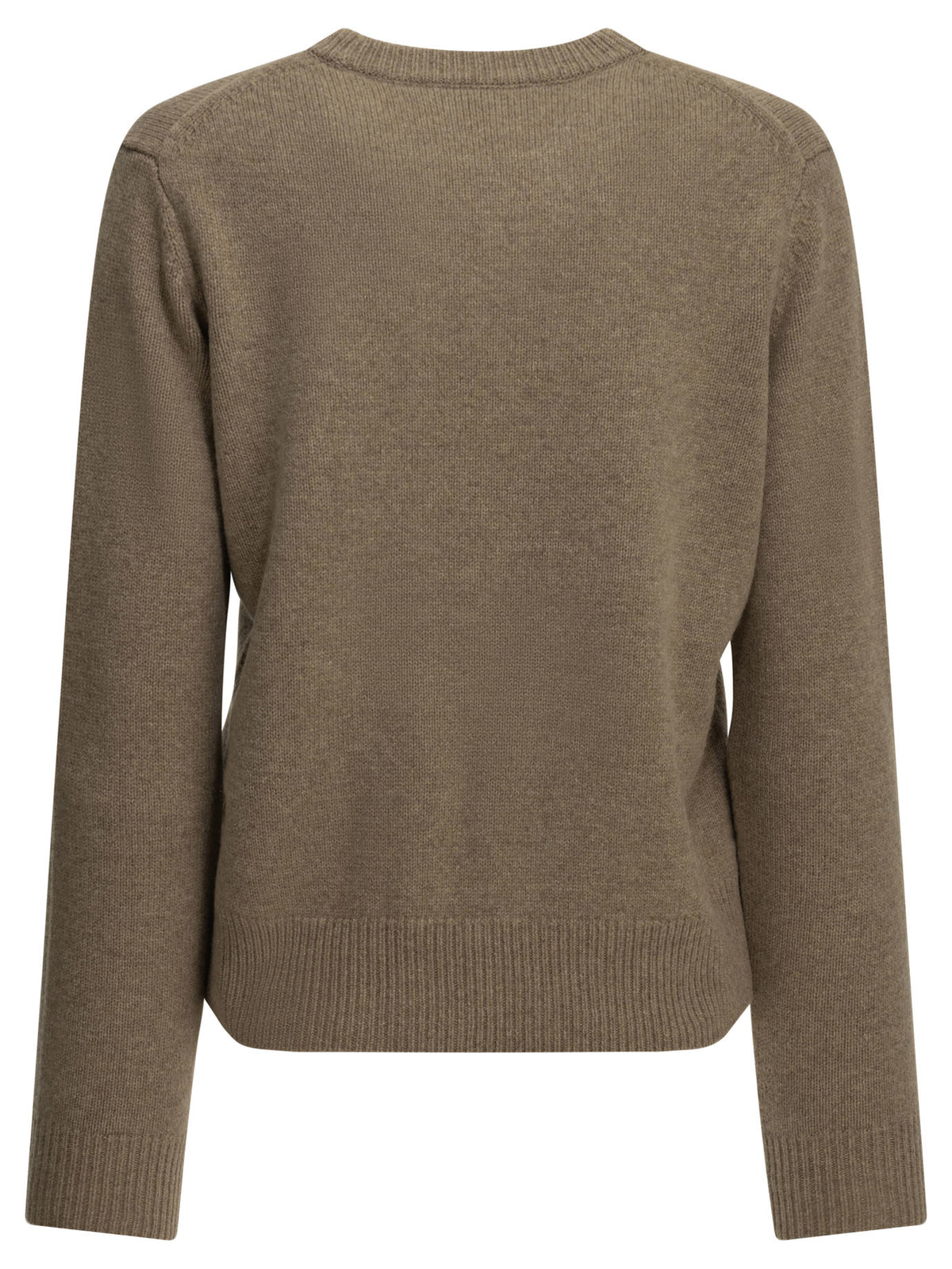 "Fox Head" Crew-Neck Sweater Knitwear