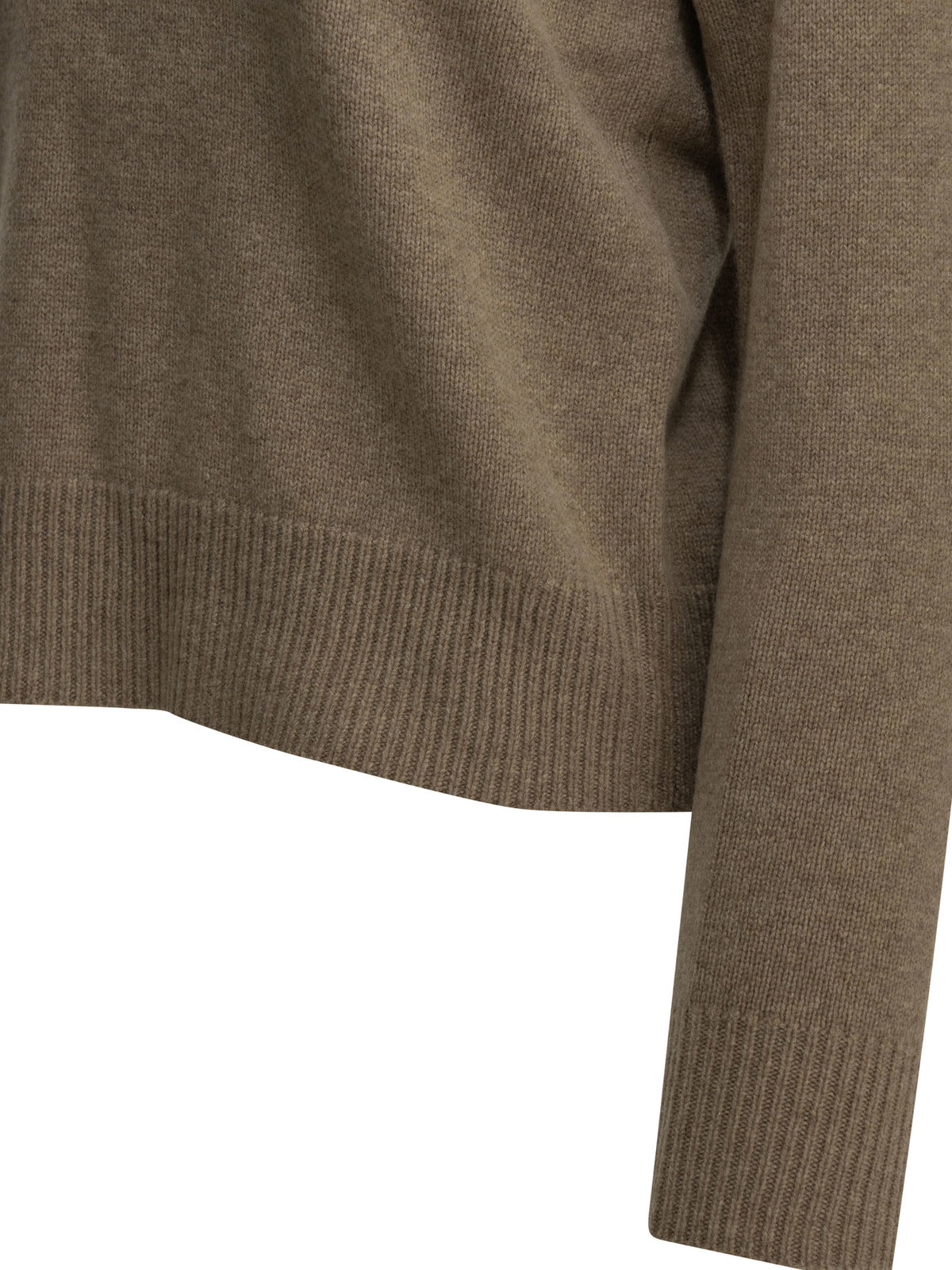 "Fox Head" Crew-Neck Sweater Knitwear