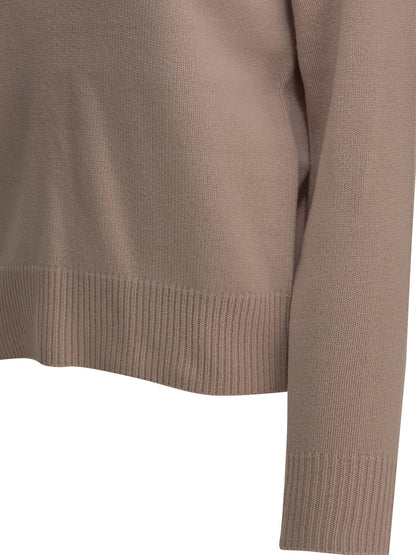 "Fox Head" Crew-Neck Sweater Knitwear