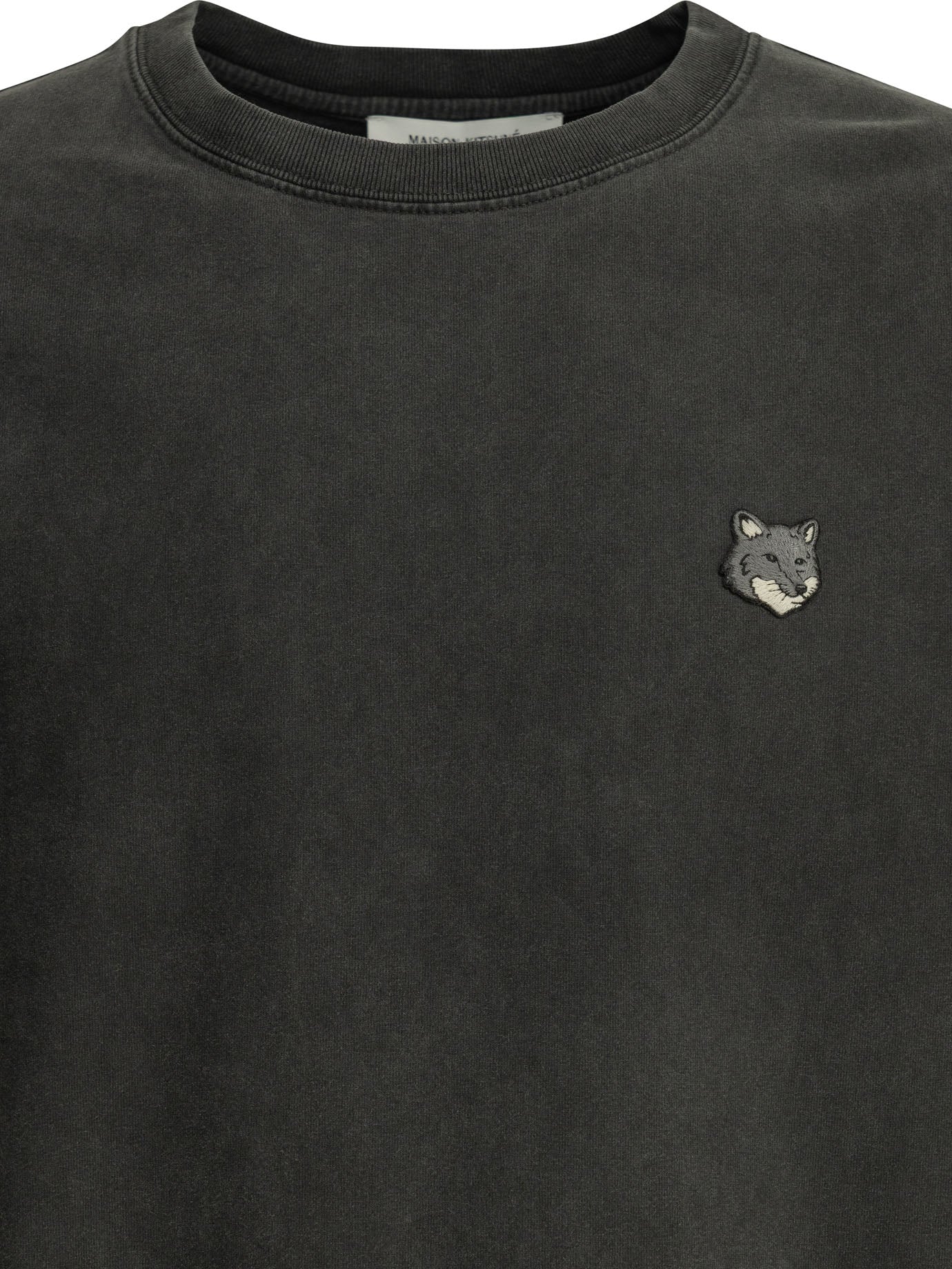 "Fox Head Faded" Crew-Neck T-Shirt T-shirts