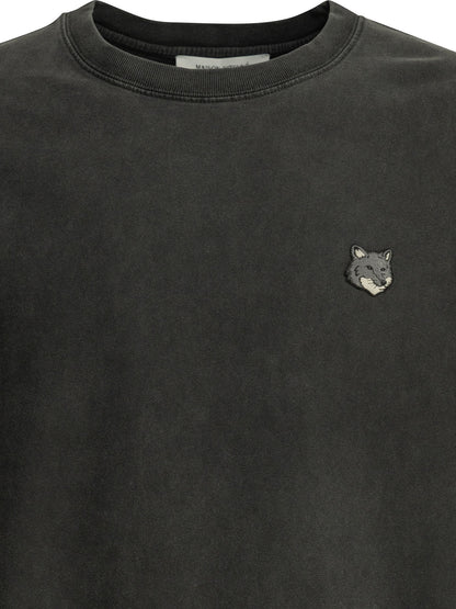 "Fox Head Faded" Crew-Neck T-Shirt T-shirts