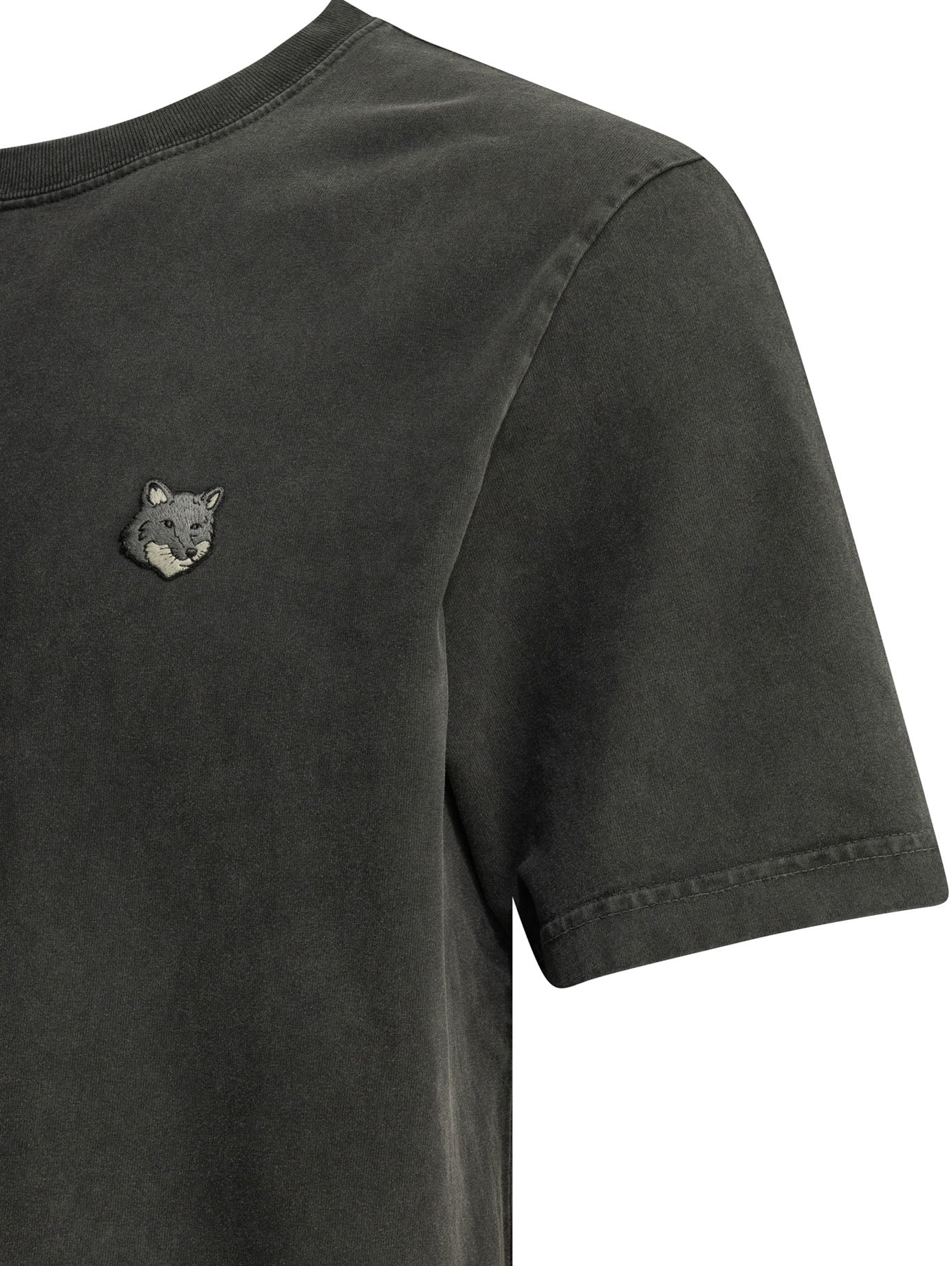 "Fox Head Faded" Crew-Neck T-Shirt T-shirts