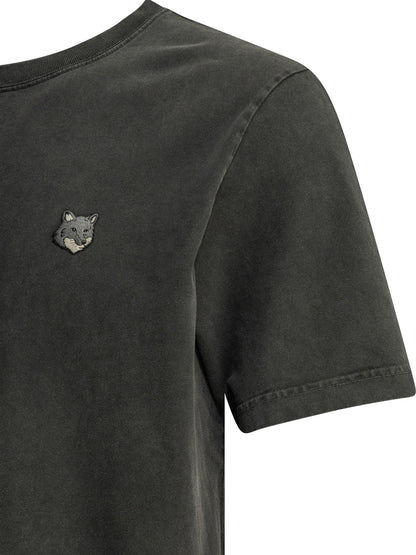 "Fox Head Faded" Crew-Neck T-Shirt T-shirts