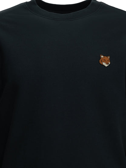 "Fox Head" Crew-Neck Sweatshirt Sweatshirts