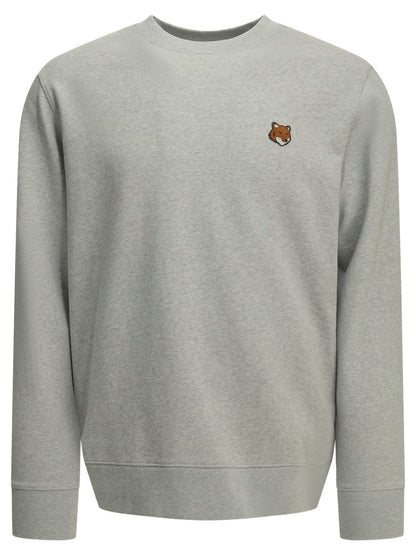 "Fox Head" Crew-Neck Sweatshirt Sweatshirts