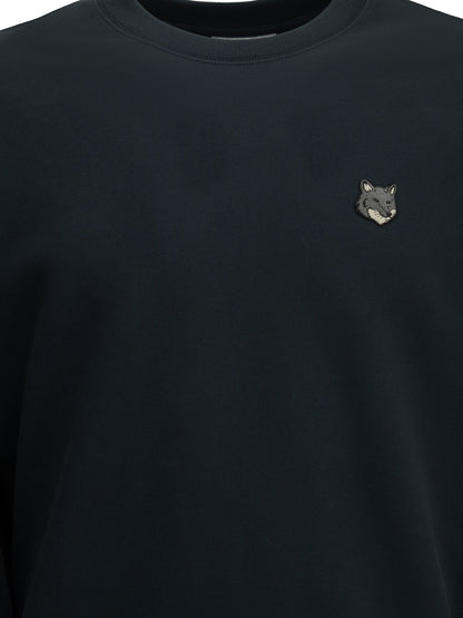 "Fox Head" Crew Neck Sweatshirt Sweatshirts