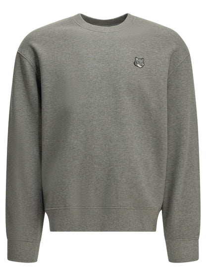 "Fox Head" Crew Neck Sweatshirt Sweatshirts