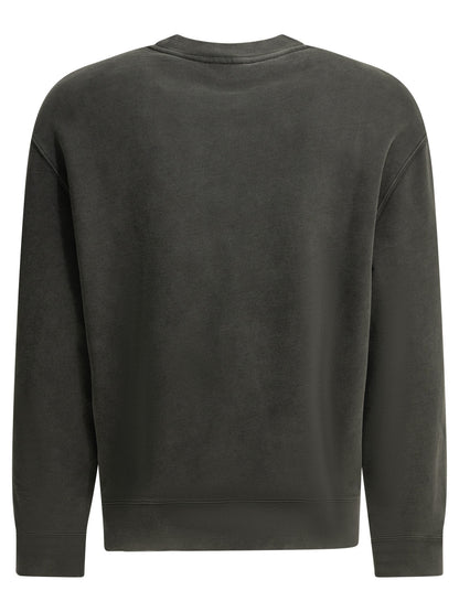 "Fox Head Faded" Crew Neck Sweatshirt Sweatshirts