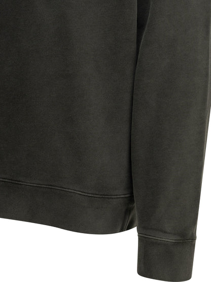 "Fox Head Faded" Crew Neck Sweatshirt Sweatshirts