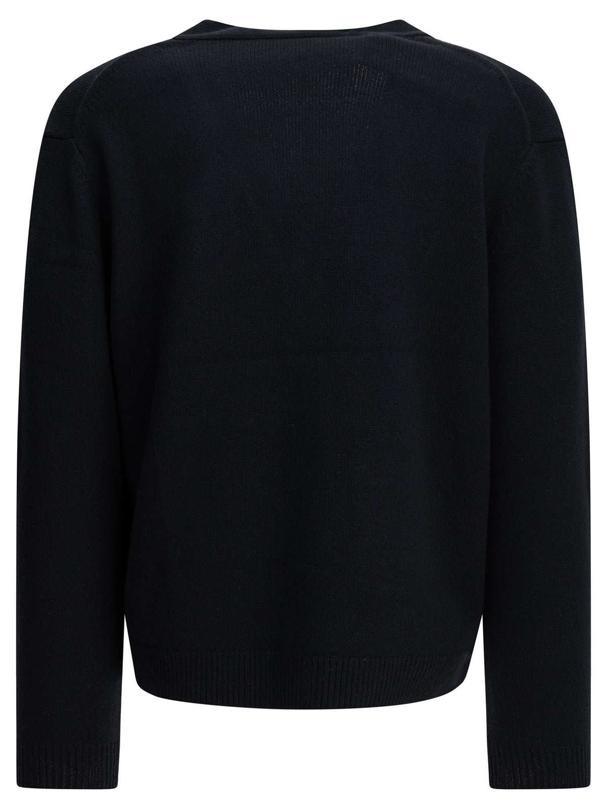 Wool cardigan with Fox Head Knitwear