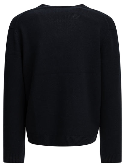 Wool cardigan with Fox Head Knitwear