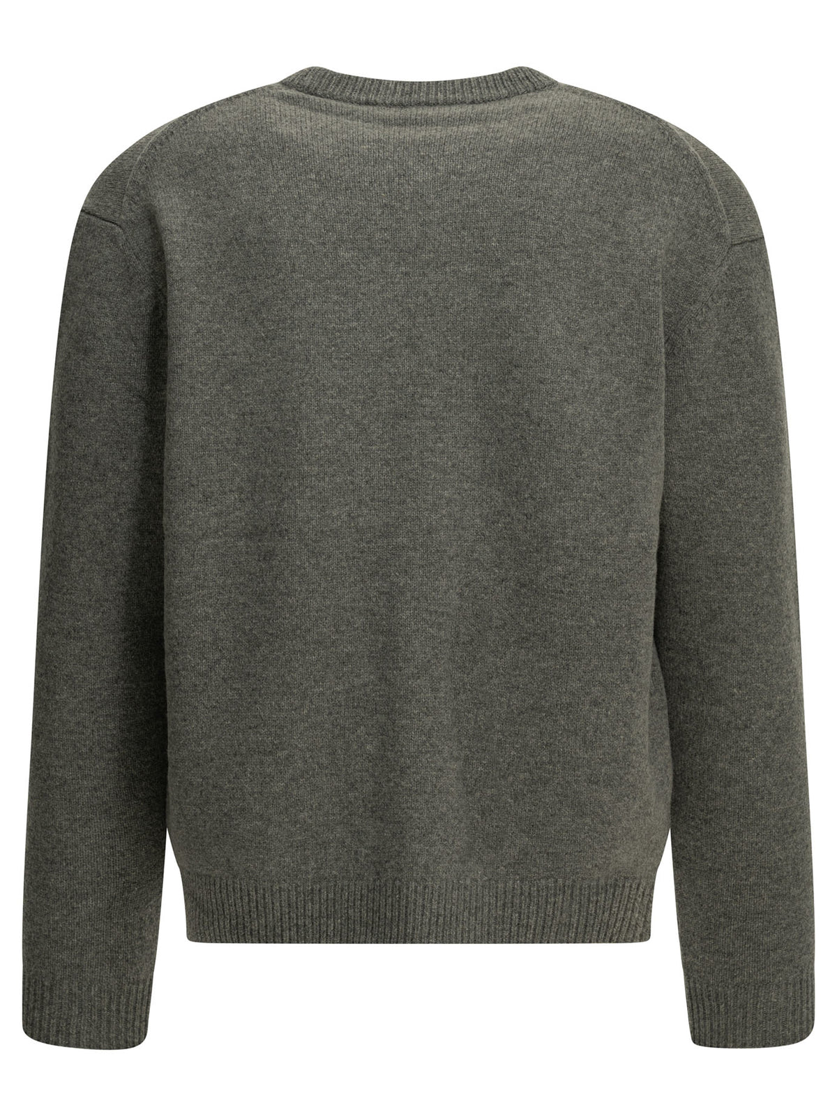 "Fox Head" Crew-Neck Sweater Knitwear