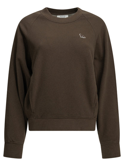 "Baby Fox" Crew-Neck Sweatshirt Sweatshirts