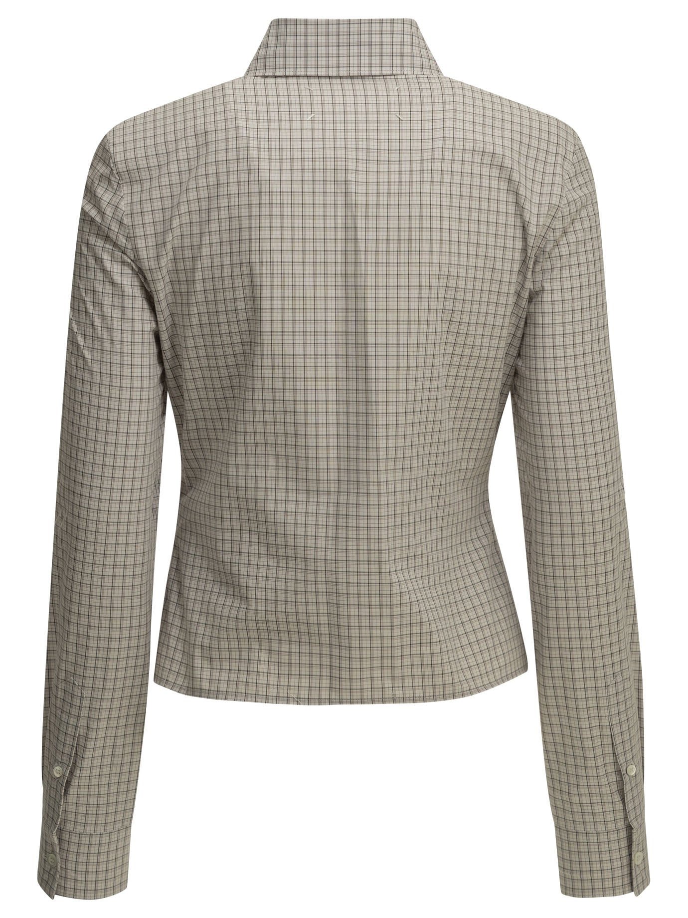 "Pointed Hem" Casual Shirt Shirts