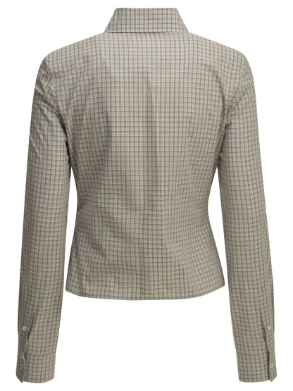 "Pointed Hem" Casual Shirt Shirts